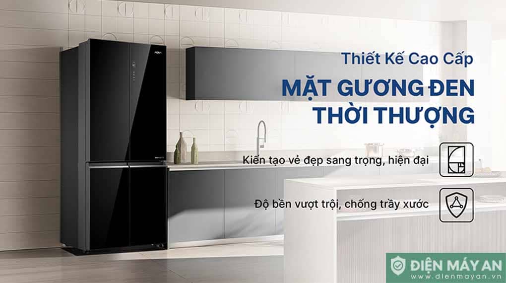 Tủ lạnh Aqua Inverter 4 cánh 529 lít AQR-M600XA(GB)